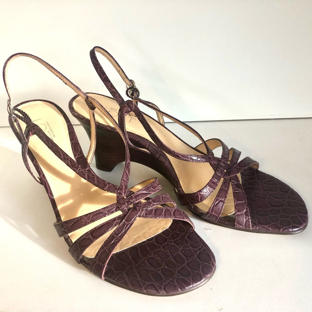 Ann Taylor Loft Nikola Wedge Sandals